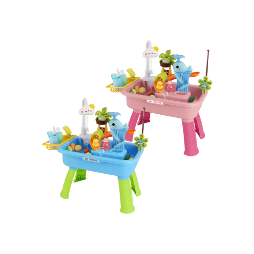 3-in-1 Kitchen Sink Toy with Electric Faucet Water Table