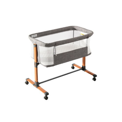 Bassinet Bed for Babies | 150D Encrypted Cationic Cloth (Gray)